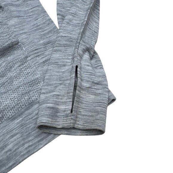 Athleta Womens Heather Gray LS Top Athletic Casual, Size S - Picture 5 of 9